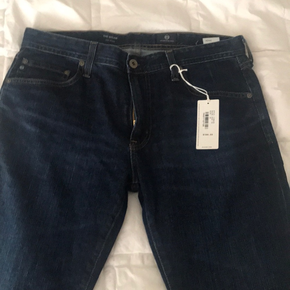 The Dylan -Slim Skinny dark wash denim from AG
